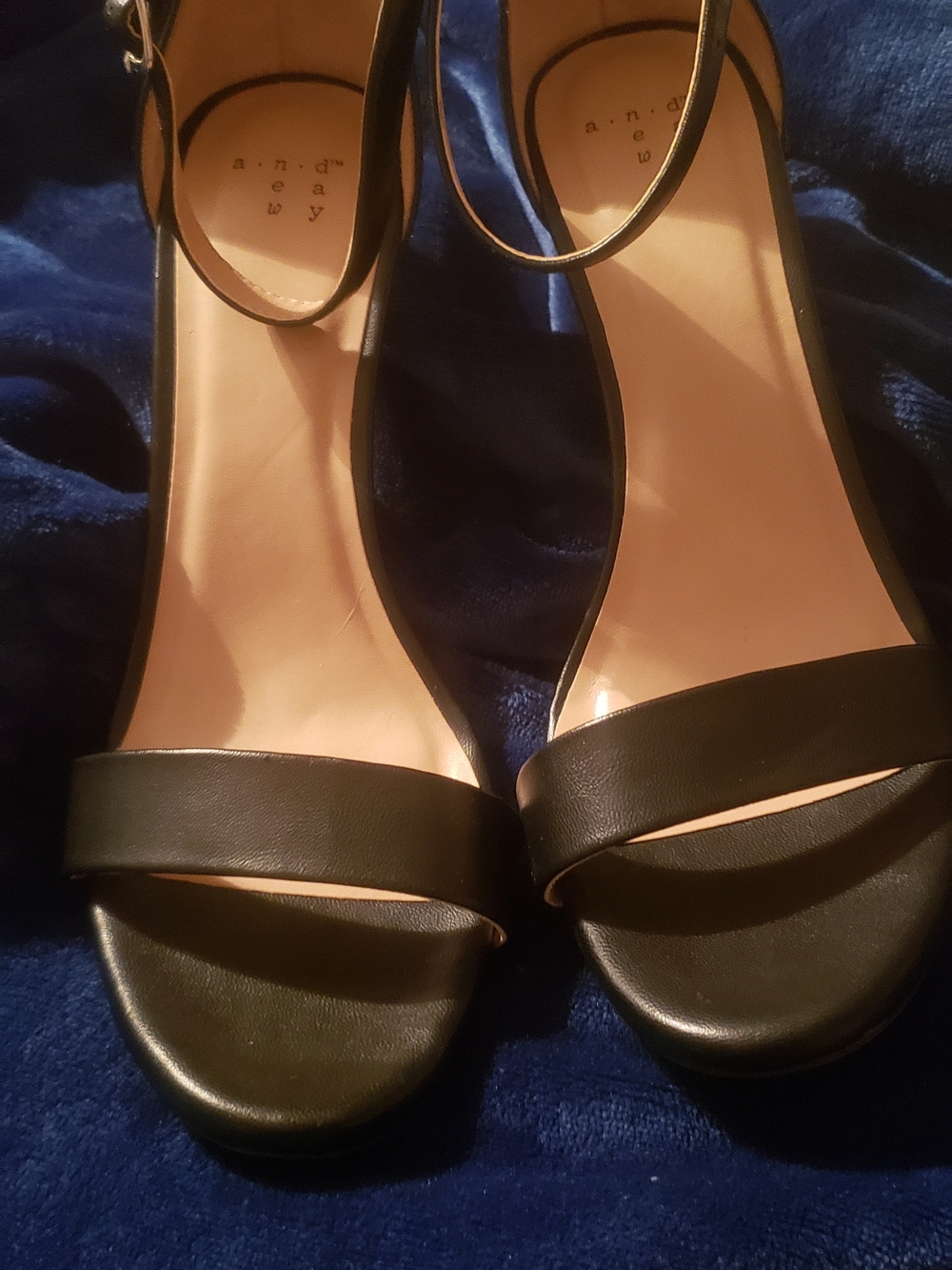 black ankle-strap sandals - Classic Women's Dress Heels